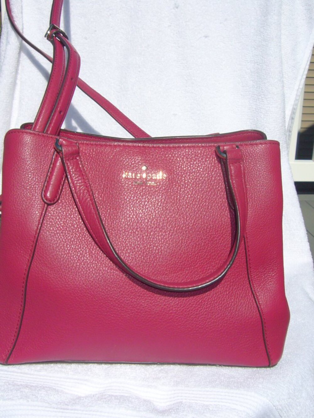 Kate Spade New York Jackson Medium Triple Compartment Satchel VERY GOOD!